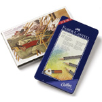 Faber-Castell Art Grip Aquarelle Studio Quality Watercolor Pencil: Tin of 12