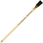 Faber-Castell 7058B Perfection Eraser Pencil with Brush: Pack of 12