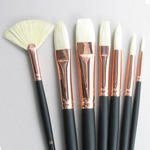 Serov Set of 7 Hog Bristle Art Brushes