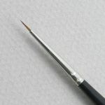Kolinsky Sable Short Handle Round Brush # 55 (3/0) (Made in Russia)