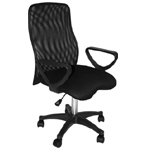 Martin Comfort Mesh Executive Desk Chair Black: Model # 91-02209115