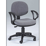 Martin Stanford Desk Height Seating Chair: Gray