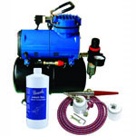 Paasche STS-SET Deluxe Tanning Set with D3000 Air Compressor (1/8 hp.)
