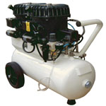 Silentaire Val-Air 100-24 AL Silent Running Airbrush Compressor: Oil Lubricated