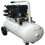 Silentaire Val-Air 100-50 AL Silent Running Airbrush Compressor: Oil Lubricated