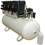 Silentaire Val-Air 200-100 AL Silent Running Airbrush Compressor: Oil Lubricated