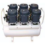 Silentaire Val-Air 300-100 AL Silent Running Airbrush Compressor: Oil Lubricated