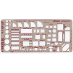Pickett House Plan Fixtures: 1/4" Scale