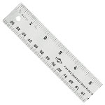 Alvin 6" Flexible Stainless Steel Ruler