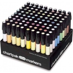 Chartpak AD Marker: 100-Assorted Color Set