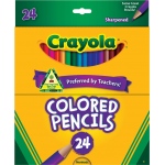 Crayola Long Colored Pencil: 24-Color Set
