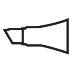 Copic Marker Replacement Nib: Sketch/Ciao, Medium Broad, Pack of 10