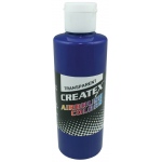 Createx Airbrush Paint: Brite Blue, Transparent, 4 oz.