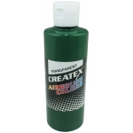 Createx Airbrush Paint: Brite Green, Transparent, 4 oz.