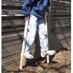 Beka Traditional Wooden Maple Stilts: Tall, 57.5"