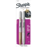 Sharpie Permanent Marker: Fine Point, Gold/Silver, Blistercarded, Pack of 2