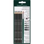 Faber-Castell Aquarelle Graphite Pencil: 5-Piece Set