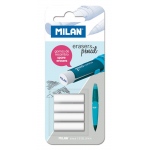 Milan Capsule Mechanical Pencil: Eraser Refills, Pack of 4