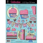 Hot Off the Press 3-D Papier Tole Die Cut: Single Sheet, Celebration