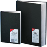 Cachet Classic Black Sketch Book: 11" x 8", 106 Pages