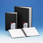 Cachet Classic Black Wirebound Sketch Book: 9" x 12", Portrait