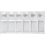 Heritage Rectangular Plastic Palette Tray: 9" x 4 3/4"