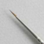 Kolinsky Sable Long Handle Round Brush # 0 (Made in Russia)