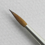 Kolinsky Sable Long Handle Round Brush # 8 (Made in Russia)