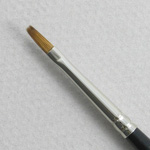 Kolinsky Sable Short Handle Bright Brush # 0 (Made in Russia)