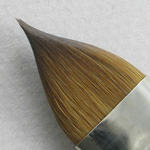 Kolinsky Sable Long Handle Filbert Brush # 20 (Made in Russia)