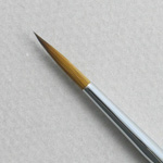 Winter Harvest Kolinsky Sable: Long Hair Round Size 3 Brush