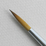 Winter Harvest Kolinsky Sable: Long Hair Round Size 6 Brush