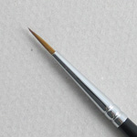 Winter Harvest Kolinsky Sable: Long Hair Round Size 2/0 Brush