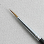 Winter Harvest Kolinsky Sable: Long Hair Round Size 0 Brush