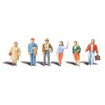 Woodland Scenics Standing People 1/4" Scale: Pack of 6