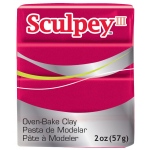 Sculpey III Polymer Clay: Deep Red Pearl, 2 oz. Bar