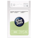 Glue Dots Perforated Sheets: Mini, 3⁄16", 252 Count