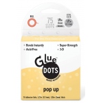 Glue Dots Value Pack Rolls: Pop-Up, 1/2" Diameter x 1⁄8" Thick, 75 Count