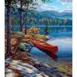 Reeves Artist Collection Painting by Numbers Advanced Range: Medium, 9" x 12", Time Well Spent