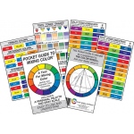 Color Wheel Pocket Guide To Mixing Color: 3" x 5"