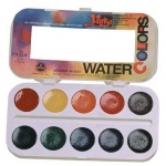 Yarka Watercolor Paint: 10-Color Set