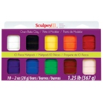 Sculpey III Polymer Clay: Classic, 10-Color Multi-Pack, 2 oz. Bar