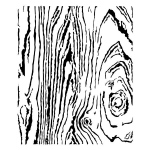 The Crafter's Workshop Design Template: Woodgrain, 6" x 6"