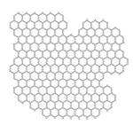 The Crafter's Workshop Design Template: Chicken Wire, 6" x 6"