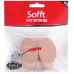 Sofft Applicators and Tools: Art Sponges, Angle Slice Round, 2-Pack