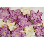 Blue Hills Studio Irene's Garden Box O'Gardenia: Lilac & White, 20 Pieces