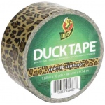 Duck Tape Printed Pattern Tape: Spotted Leopard, 10 Yard Rolls