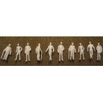 Wee Scapes Architectural Model 1/8" Male Figure: White, Pack of 10