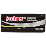 Sculpey III Polymer Clay: Black, 1 lb. Bar