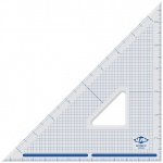 Alvin 10" Cutting Edge Triangle: 45°/90°